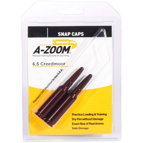 A-Zoom 6.5 Creedmoor Snap Cap, 2 Pack