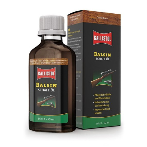 Ballistol Balsin Wooden stock conditioning oil dark, 50 ml 