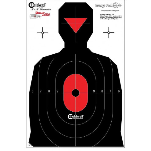 Caldwell Silhouette Dual Zone Target