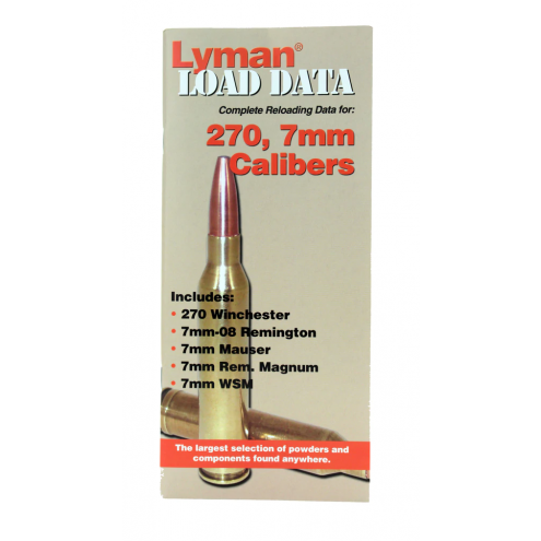 Lyman Load Data Book for .270 and 7mm caliber Rifles