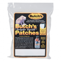 Butch's Triple Twill Patches .270 - .35 Caliber, 1 - 3/4" Square, 300 Pcs