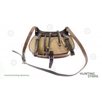 Blanc Hunting Bag with Hangers, Real Leather