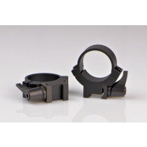 Warne Rimfire 25.4 mm QD Rings for 11 mm Prism Medium Black