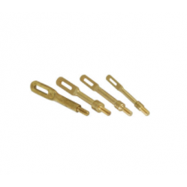 Tipton Solid Brass Slotted Tip, 4 Pcs 