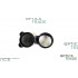 Aimpoint CET and ACET, Lens Cover, Flip-up, Front, non transparent