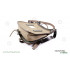 Blanc Hunting Bag with Hangers, Real Leather