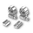EAW Roll-off Mounts with foot plates for Haenel Jaeger 10, 26 mm - 10 mm