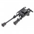 Bipod Factory Tactical Swivel Benchrest Shooting Bipod