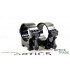 Optik Arms Tactical Weaver Rings, 36 mm, Quick-release