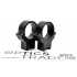 Warne Rimfire 25.4 mm Fixed Rings for 11 mm Prism High Matte