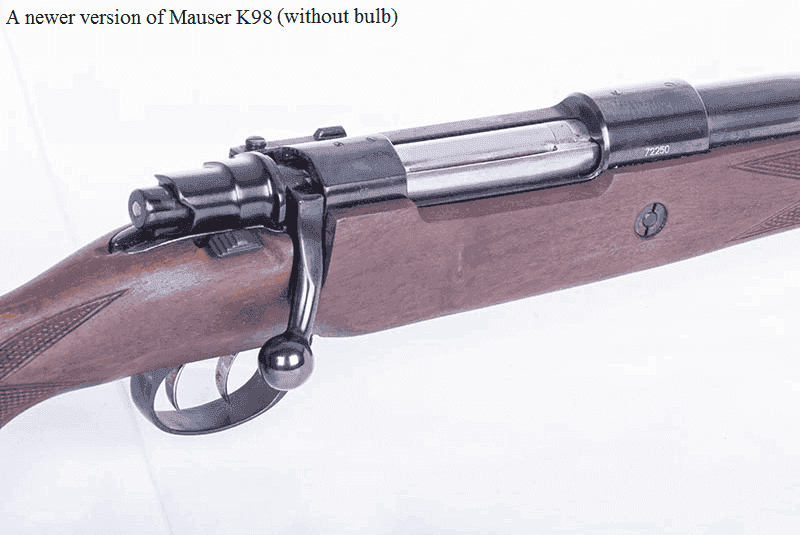 A newer version of Mauser K98 (without bulb)